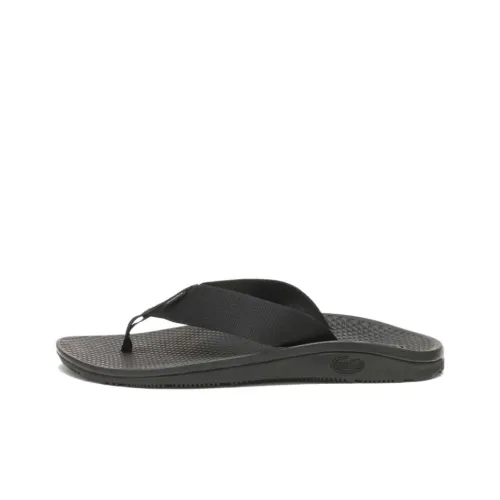 Chaco Classic Flip Устойчивые к истиранию и скольжению шлепанцы женские черные