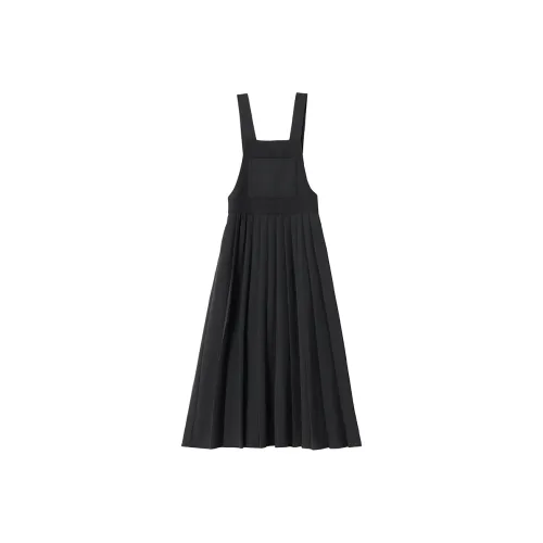 SOON FLOWER Без рукавов Платье Женское Черное