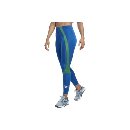 reebok Женские спортивные брюки синего цвета