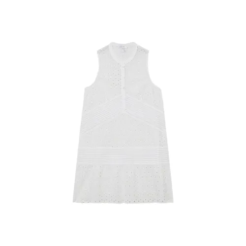 Patrizia Pepe SS25 Без рукавов Платье Женское Белое