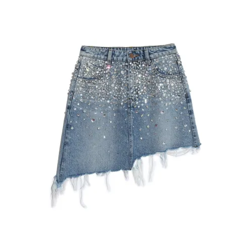 TCH Джинсовые короткие юбки Женские Blue