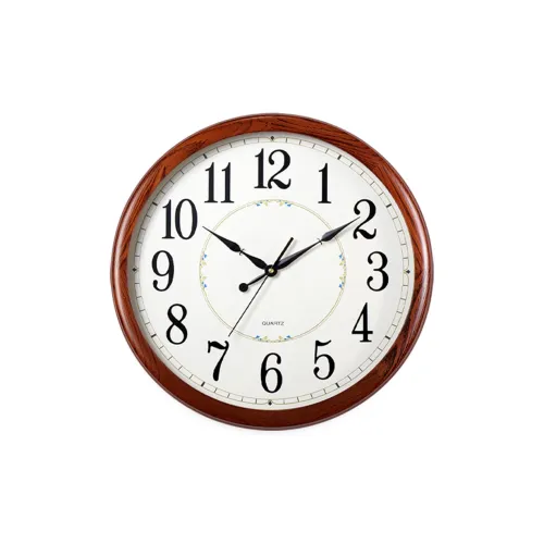 HENSE Массивная древесина Большая настенная часы Большой циферблат Числа Дом Настенные часы Белый циферблат Унисекс Кварцевый механизм Часы HW180