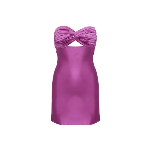 PRINCESS POLLY Faviola Мини Платье Без рукавов Платье Женское Фиолетовый Фиолетовый