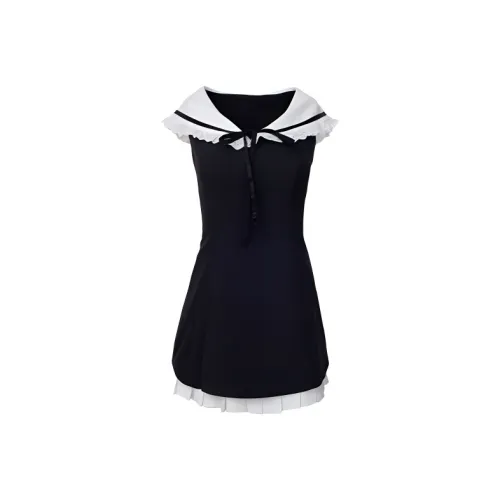 TIBINB Без рукавов Платье Женское