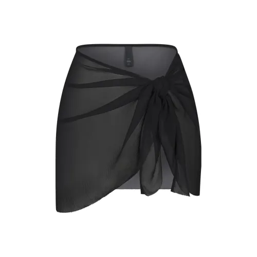 Skims Черные Женские Повседневные Короткие Юбки