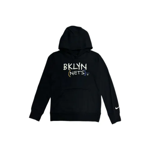 Nike x NBA Свитшот Brooklyn Nets Черный Подростки