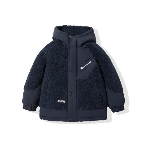 ASK Хлопковый пуховик Темно-синий Подростки