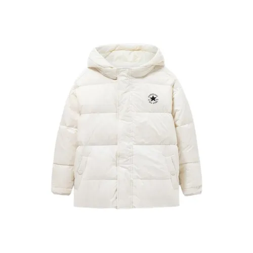 Конверс Пуховик Белый для Детей