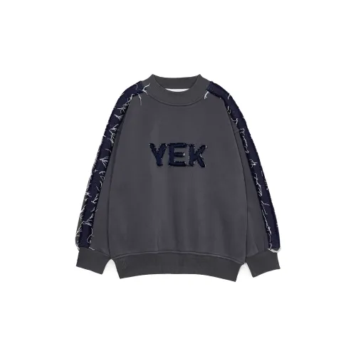 YEK Темно-серый Kids Свитшоты