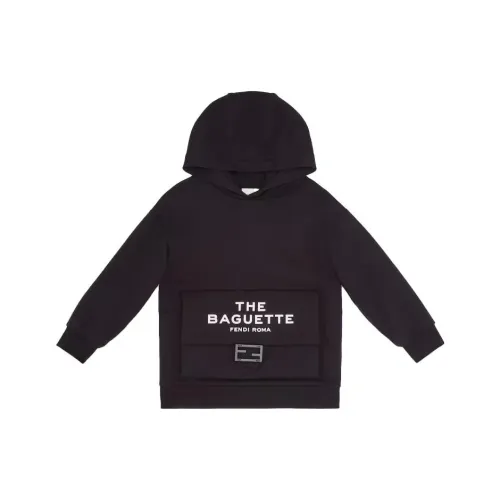 FENDI Черный Kids Свитшоты