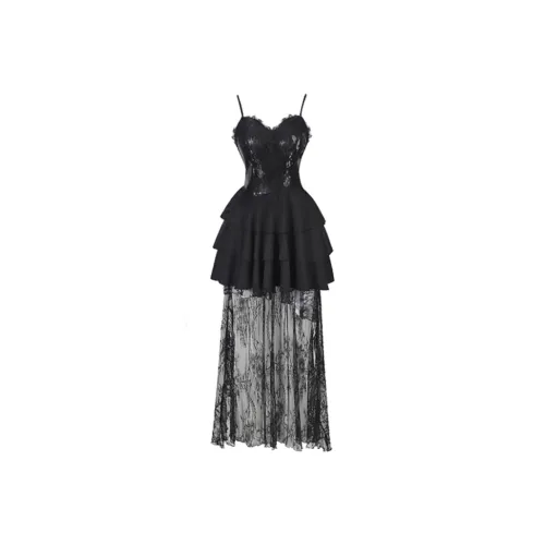 SKYA Черные Женские Слиплатья