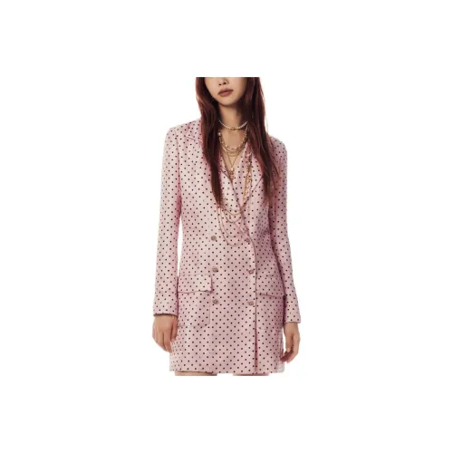 CHANEL Светло-розовый Женские Длинные Платья с Рукавами