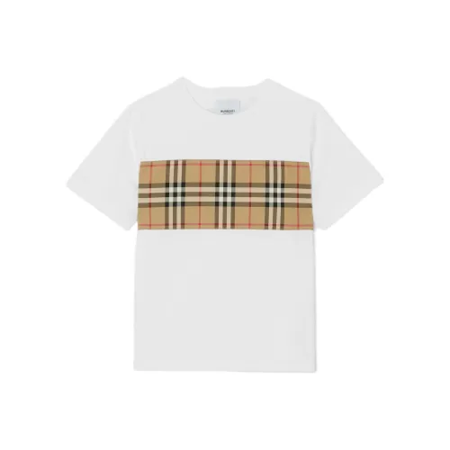 Burberry Белые Детские Рубашки