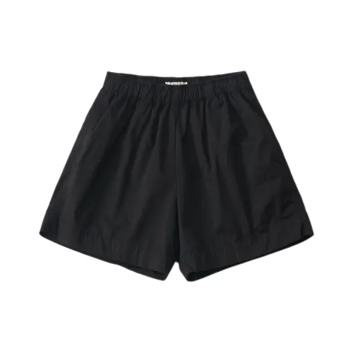 NOTHING WRITTEN SS25 Yaphi Короткие Брюки Повседневные Шорты Женские Черный Черный