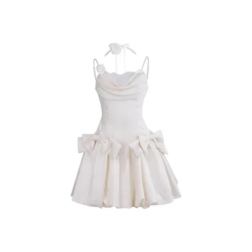 SYEEE WITH U Slip Платье Женское Абрикос