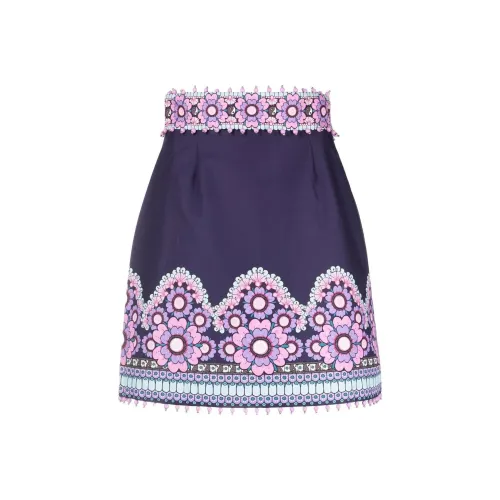 Zimmermann Фиолетовые Женские Повседневные Короткие Юбки