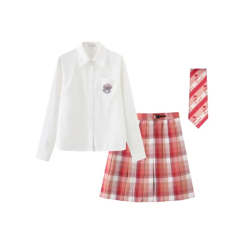 Maomengda Набор Розовый Женская Униформа