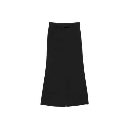 Acne Studios SS23 Повседневный Длинный Юбка Женские Черный