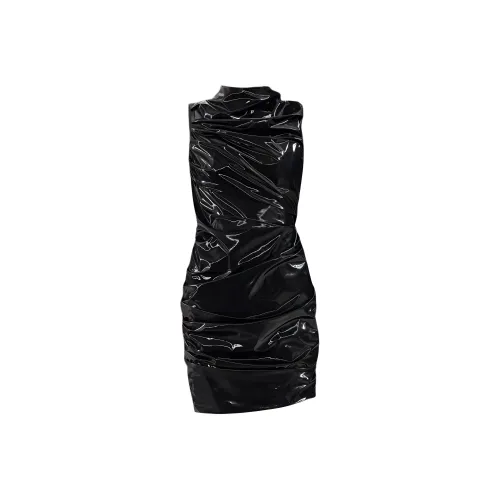 Alexander McQueen Черное Женское Платье без рукавов