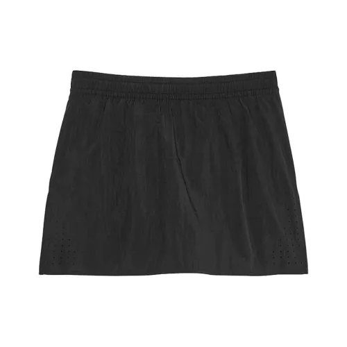 Victoria's Secret Парашют Weekender Шорты-юбка Черный Повседневные короткие юбки Женские Черный