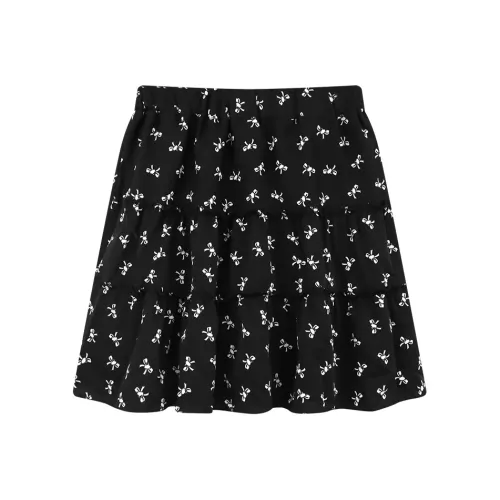 MM Черный Женские Повседневные Короткие Юбки