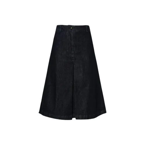 DRIES VAN NOTEN Индиго Женские Повседневные Длинные Юбки