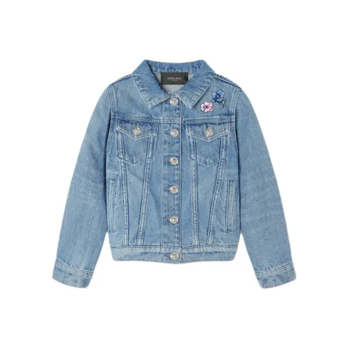 FANSIZHE Куртки Пальто SS24 Синий Детский