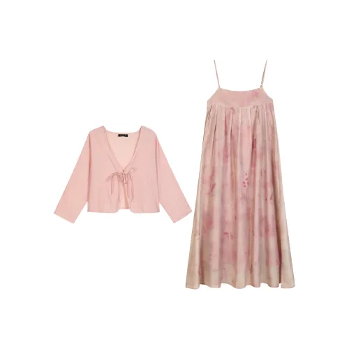 EIDOLON GRAIN Комплект с юбкой Женские Розовый