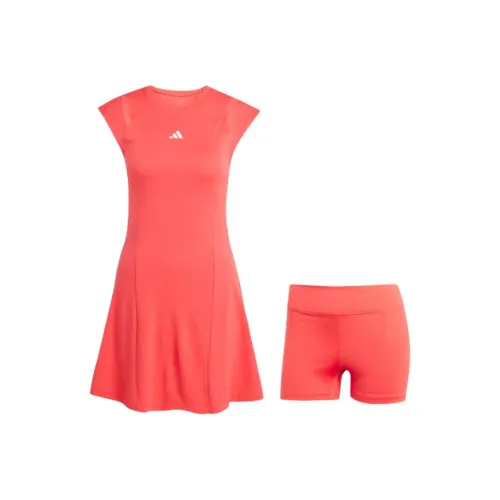 adidas clothing Red Женские Платья без рукавов