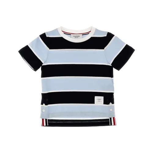 THOM BROWNE Blue Kids T-Shirts