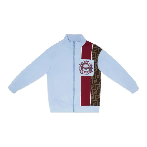 FENDI Светло-синий Kids Куртки