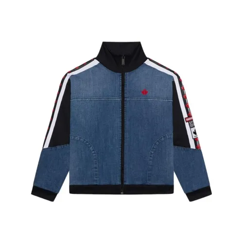 DSQUARED 2 Куртки Пальто Junior Спортивный Edtn.08 Свитшот с молнией Синий Детский