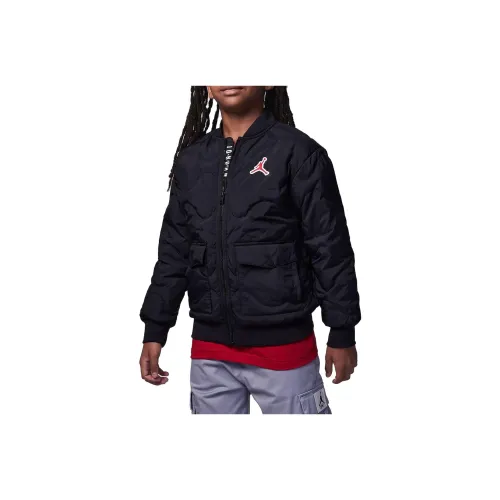 Джордан Черный KIDS Утеплённые куртки