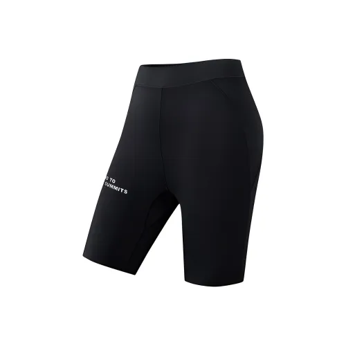 Anta Черные Женские Спортивные Шорты