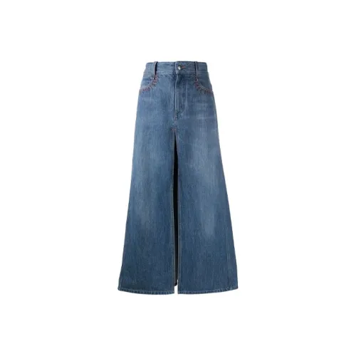 Chloé Синие Женские Джинсовые Короткие Юбки