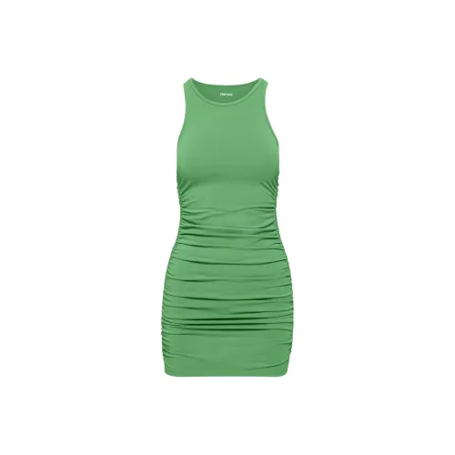 ARITZIA TNA CHILL Malibu Платье Без рукавов Платье Женское Nature Зеленый Натуральный Зеленый