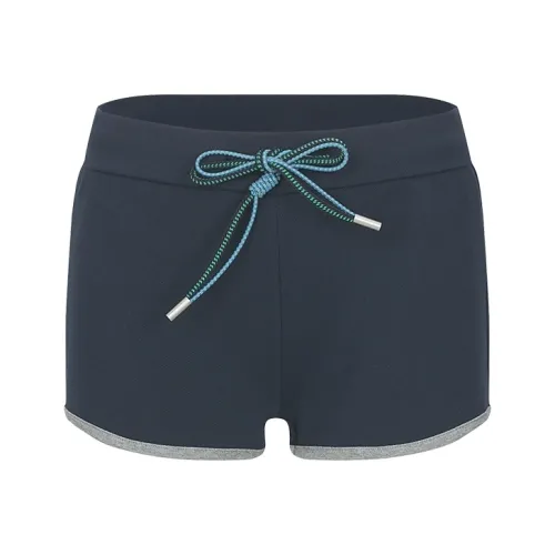 URBAN REVIVO Повседневные шорты Женские Ink Синий