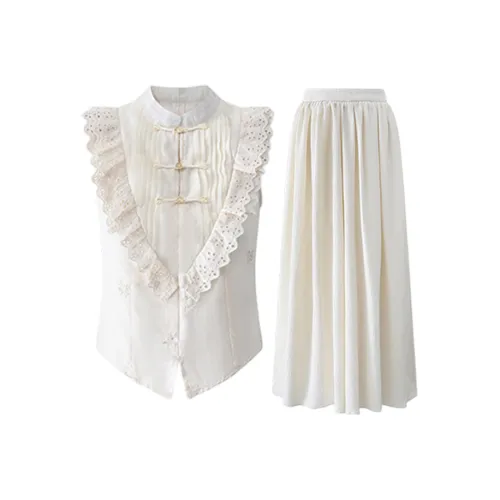 COVER TIME Повседневный костюм женский абрикосовый