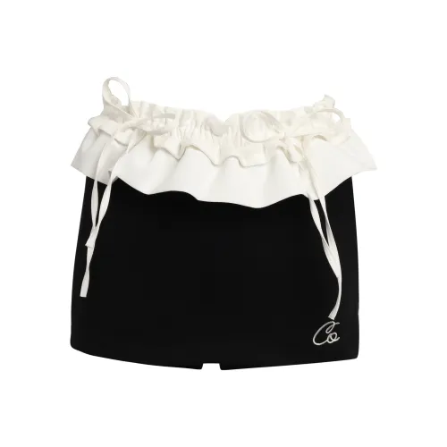 CODICE.HE Повседневные короткие юбки Женские Черный