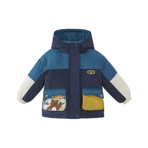 JELLYBABY Хлопковый пуховик Синий для детей 3-7 лет