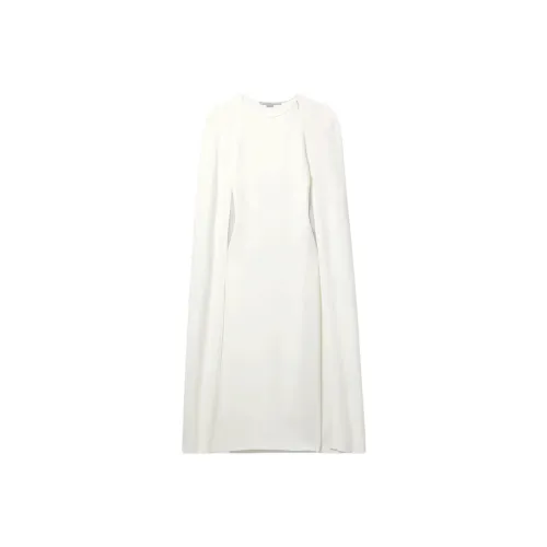 STELLA MCCARTNEY Белое Женское Длинное Платье с Рукавами