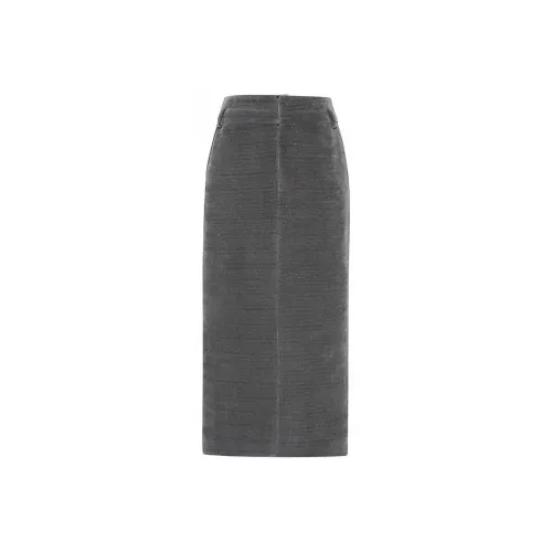 MEIYANG Метеоритный серый Женские Повседневные длинные юбки