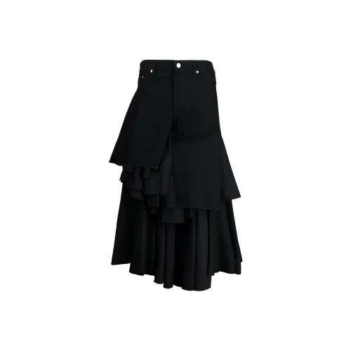 JUNYA WATANABE Повседневный Длинный Юбка Женские Черный