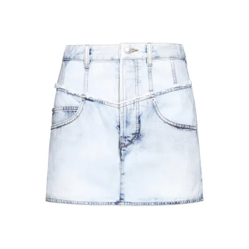 ISABEL MARANT Джинсовые короткие юбки Женские Светло-синие