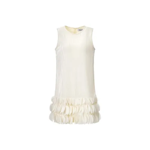 TAMMY TANGS Без рукавов Платье Женское Абрикосовое