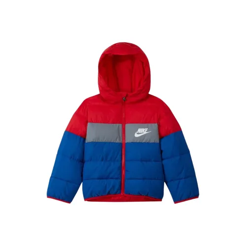 nike Хлопковый пуховик Игровой королевский синий Детский