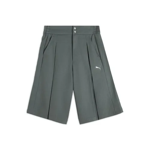 PUMA Шорты Mineral Gray Женские Повседневные Шорты