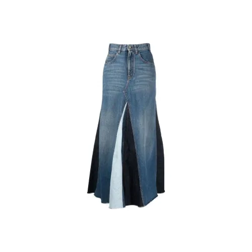 Chloe SS22 Джинсовые короткие юбки Женские Blue