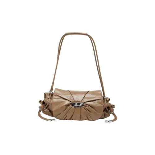 DIESEL Сумка через плечо из коровьей кожи средний размер умбра женская