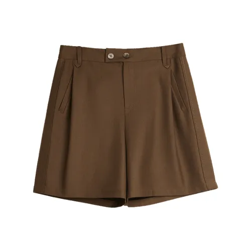 Elle Кофе Женские Повседневные Брюки